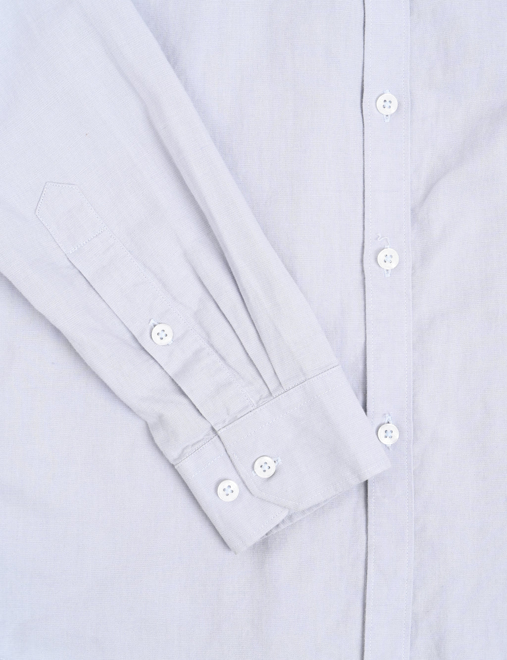 COTTON LINEN MOON GREY SOLID SHIRT