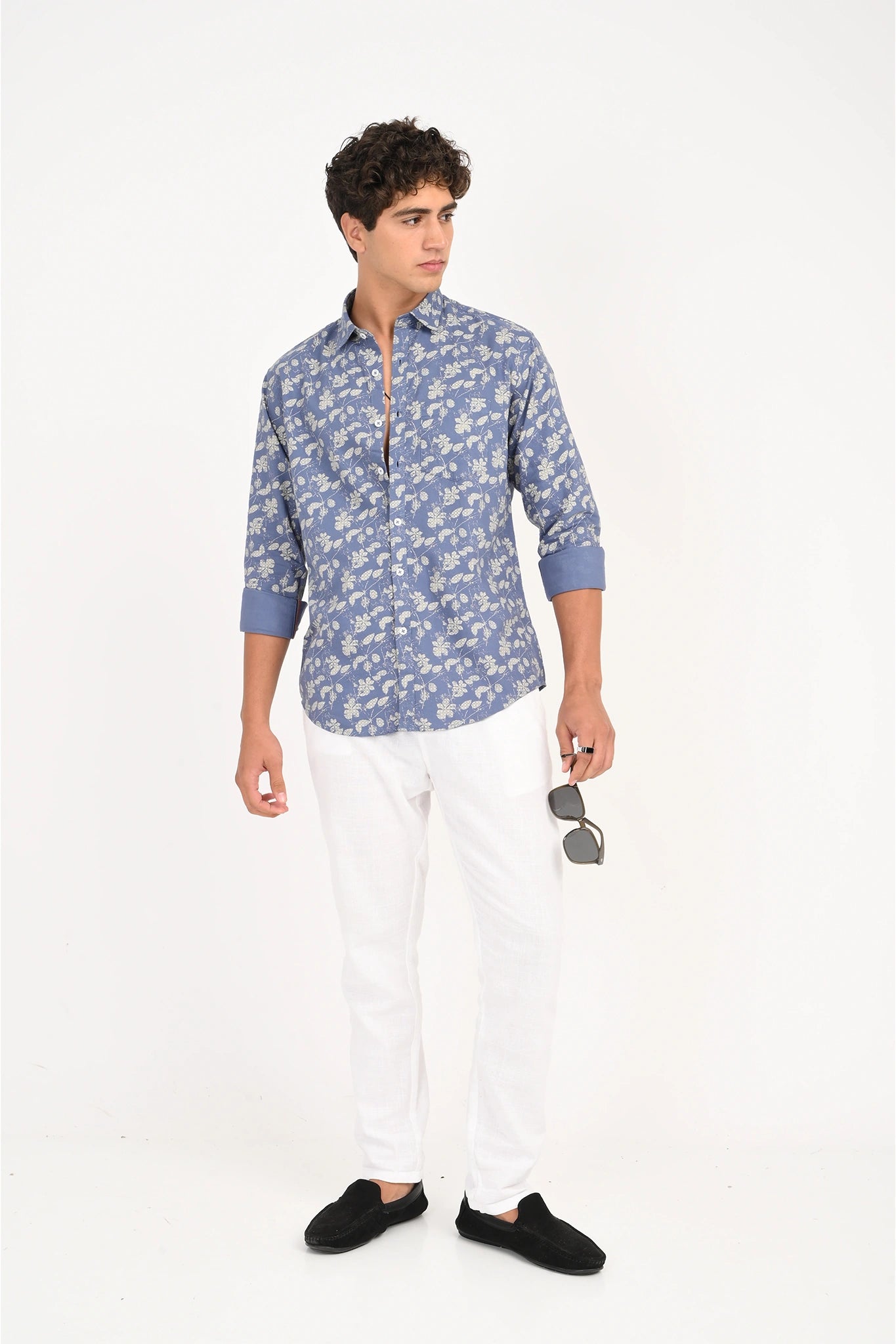 OXFORD FLORAL PRINTED SHIRT