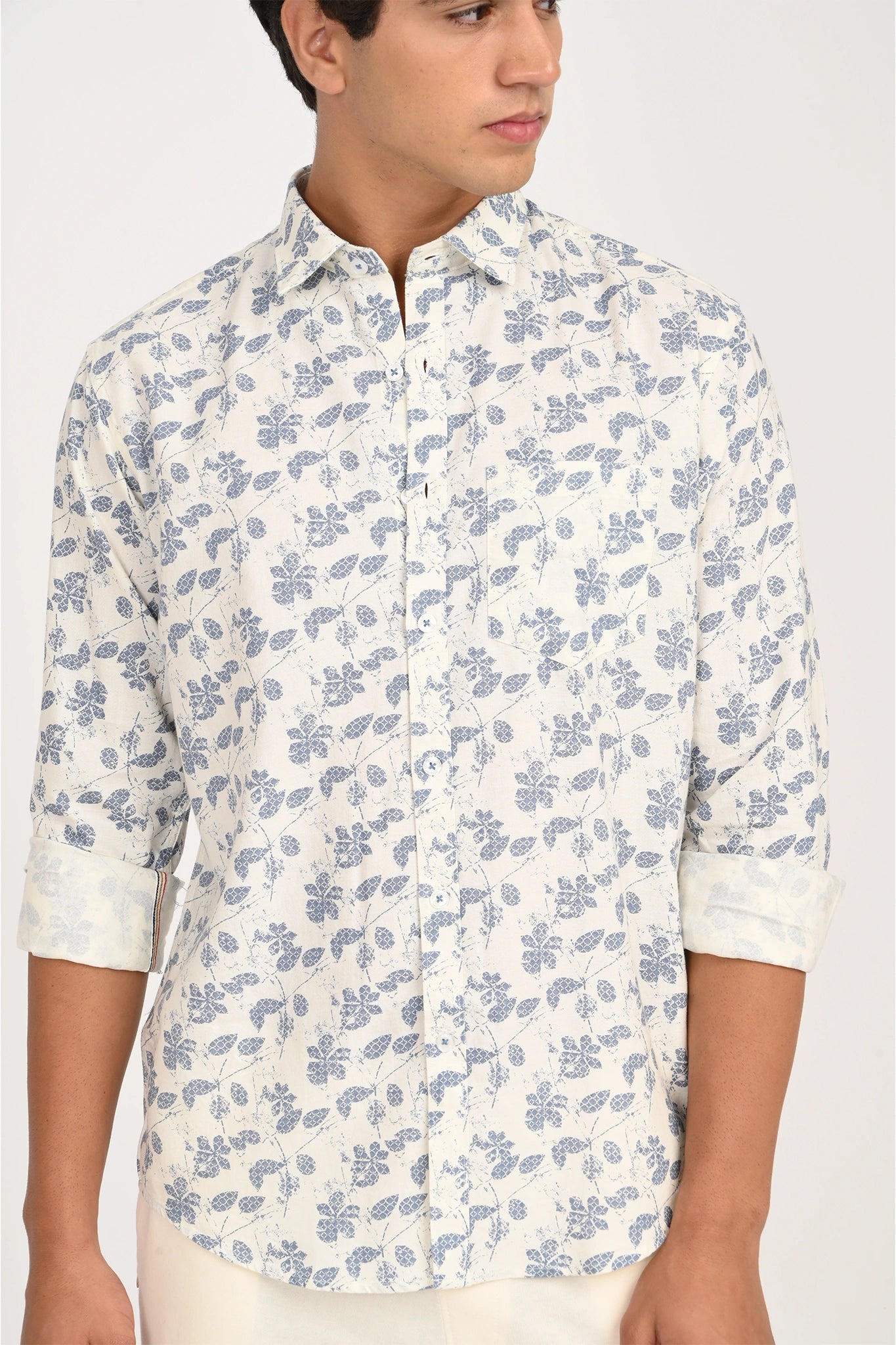 OXFORD FLORAL PRINTED SHIRT