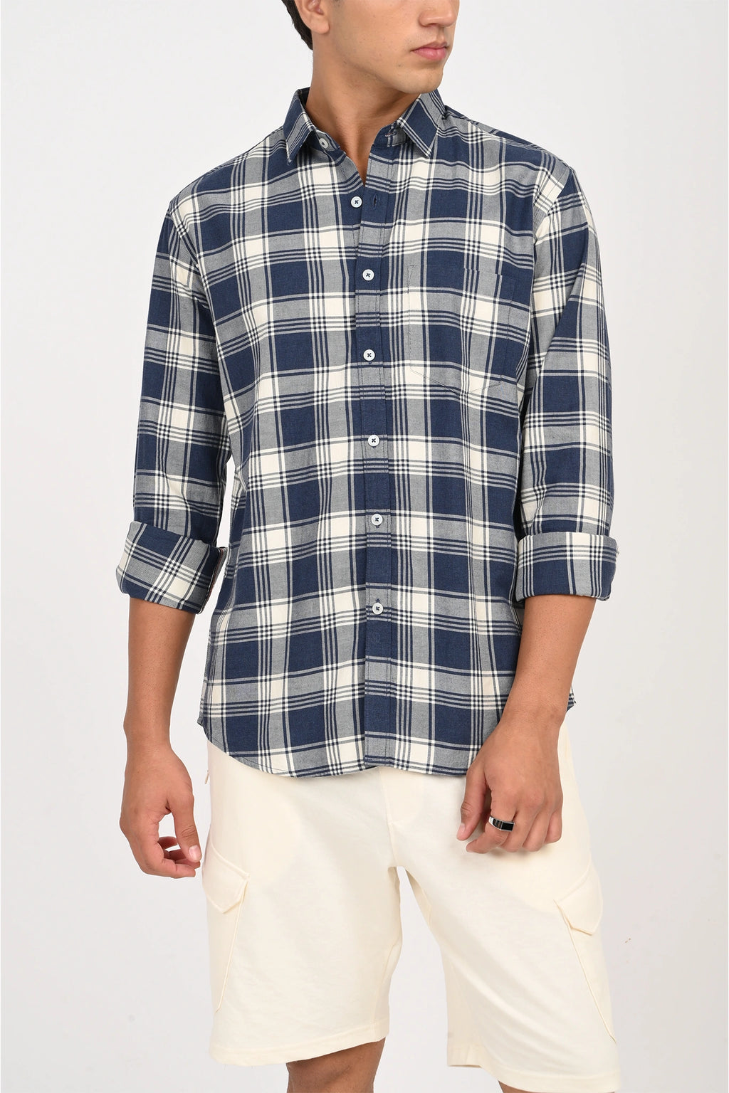 BLUE COLOR AMERICAN CHECKED SHIRT