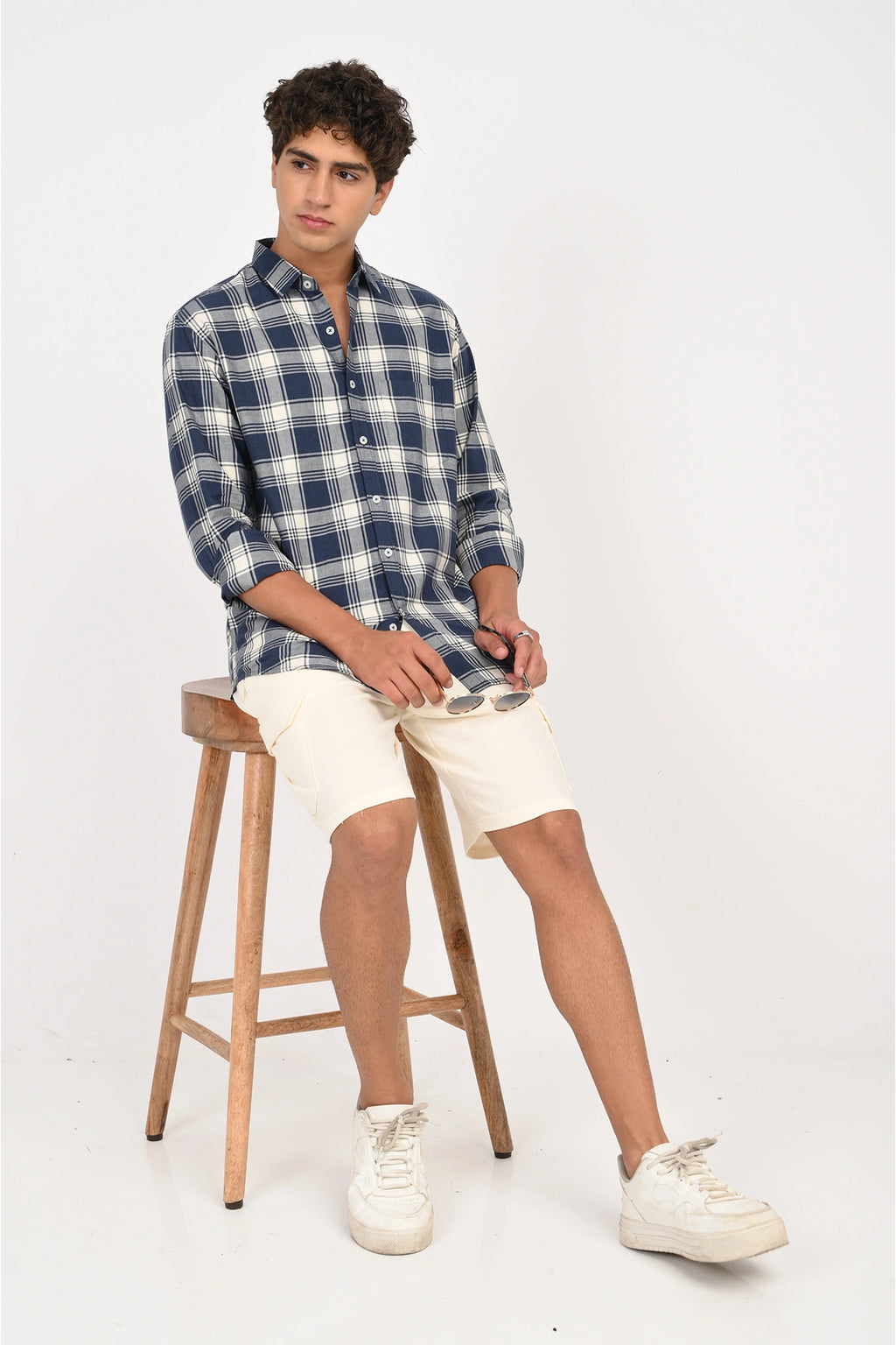 BLUE COLOR AMERICAN CHECKED SHIRT