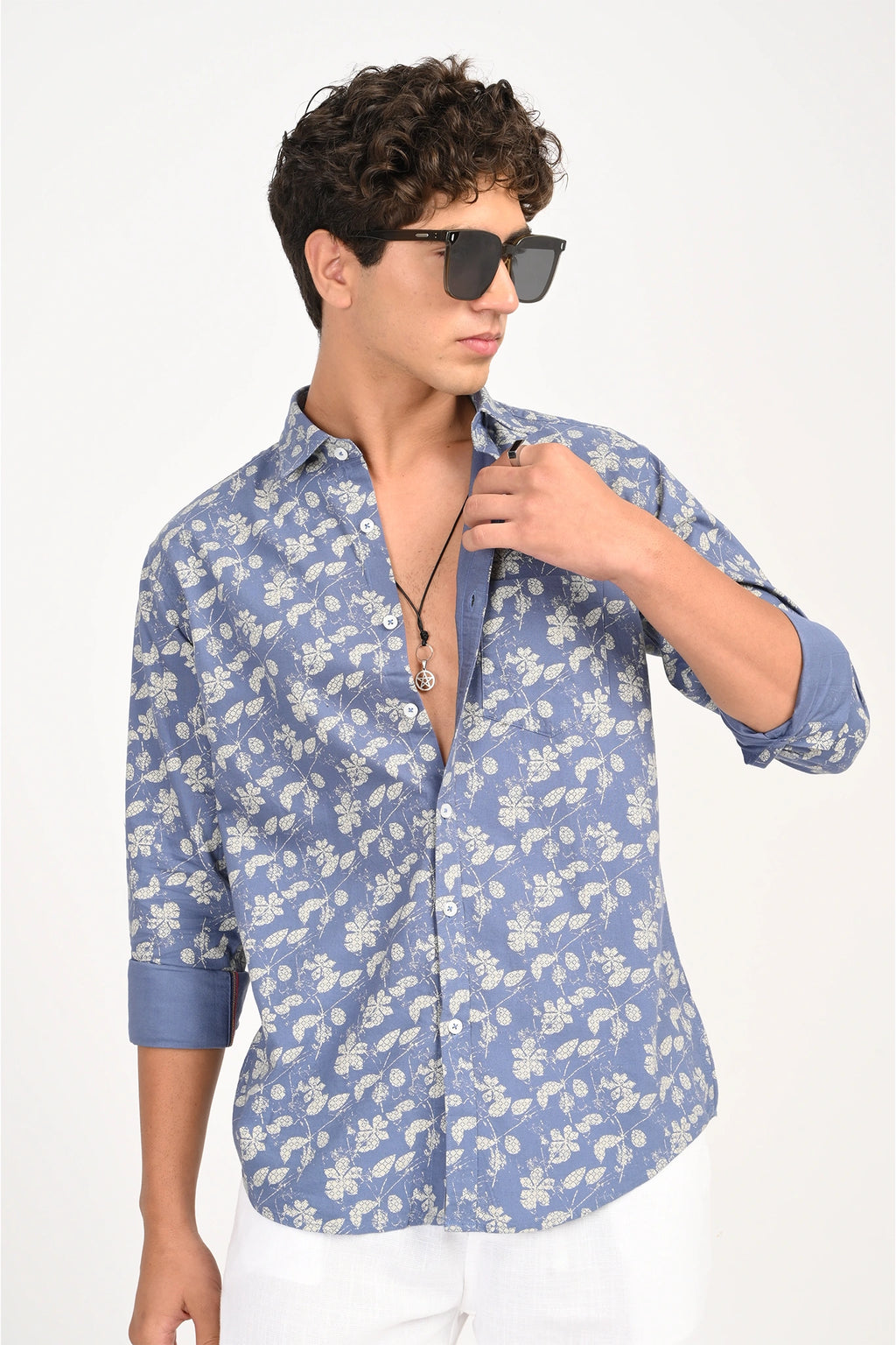 OXFORD FLORAL PRINTED SHIRT