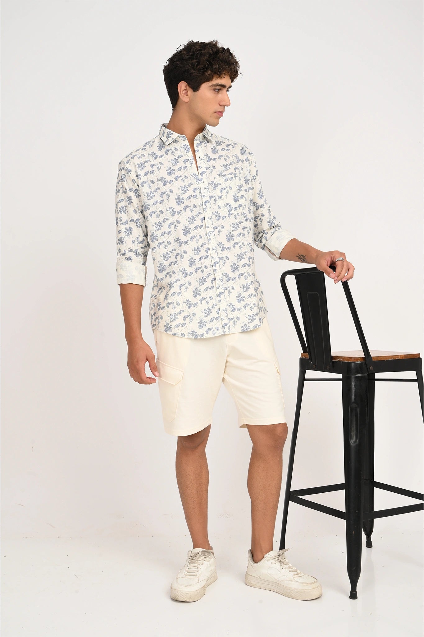 OXFORD FLORAL PRINTED SHIRT