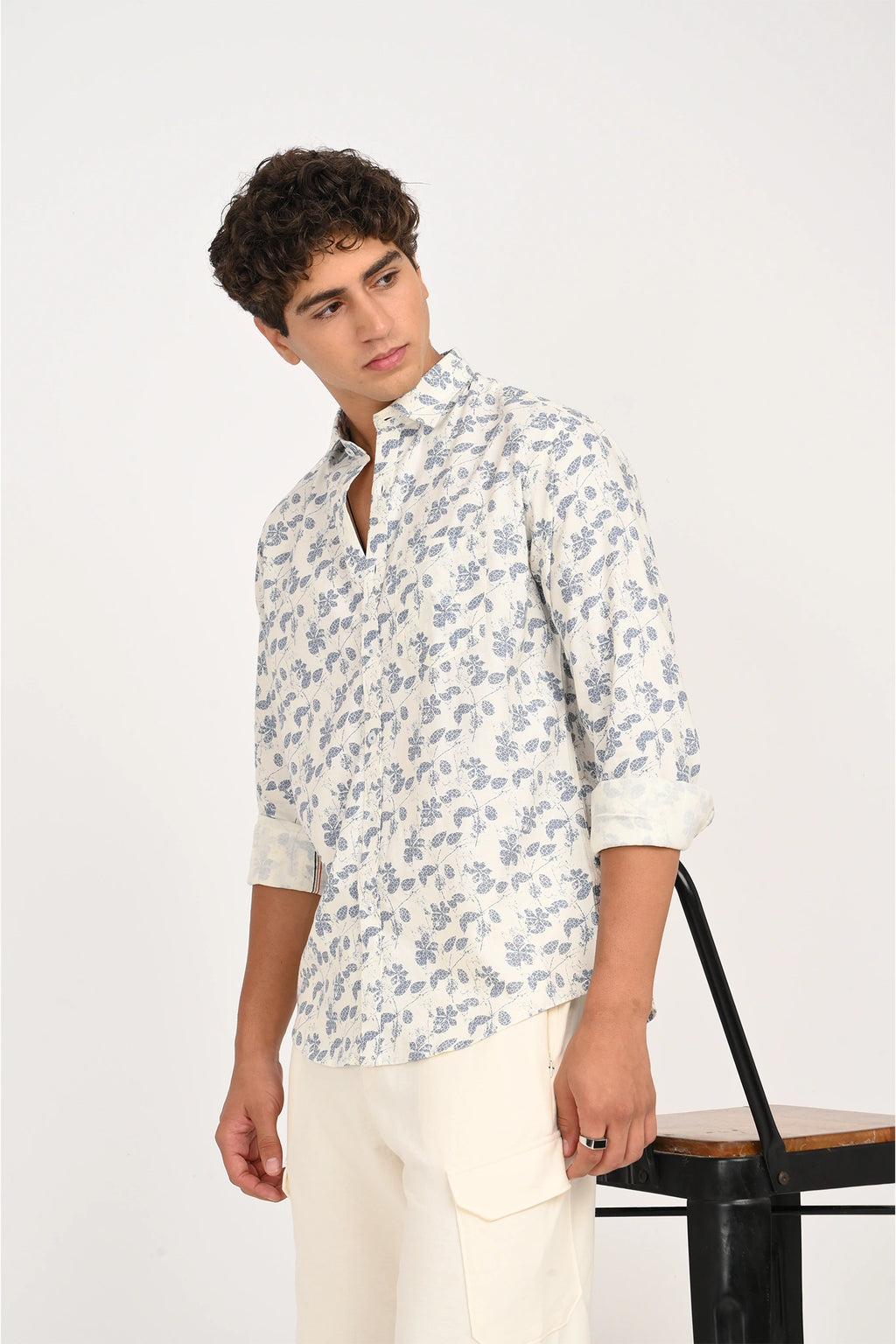 OXFORD FLORAL PRINTED SHIRT