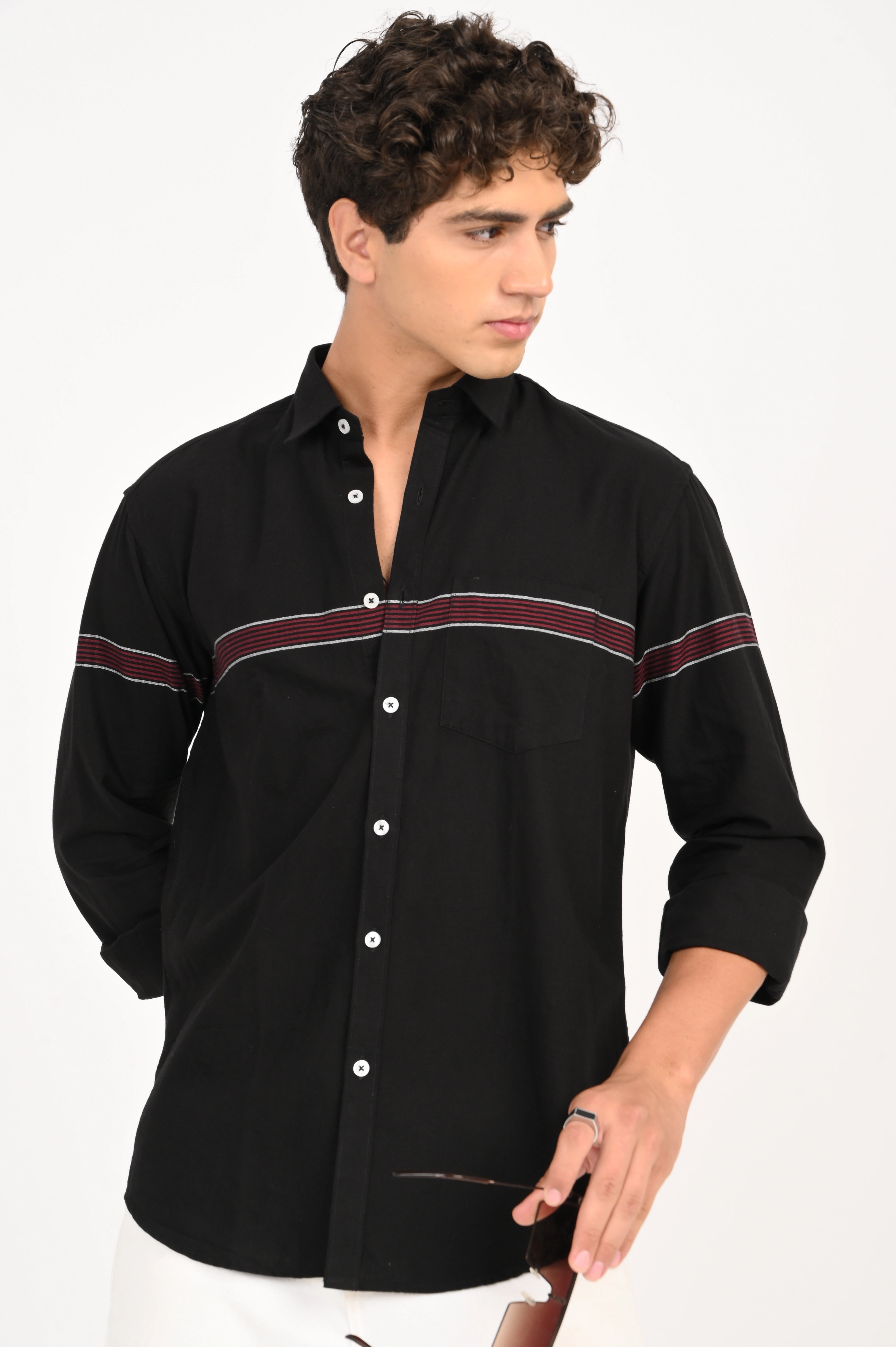 OXFORD CHEST PANAL BLACK